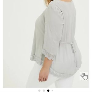 Light Grey size 4 NWT torrid top